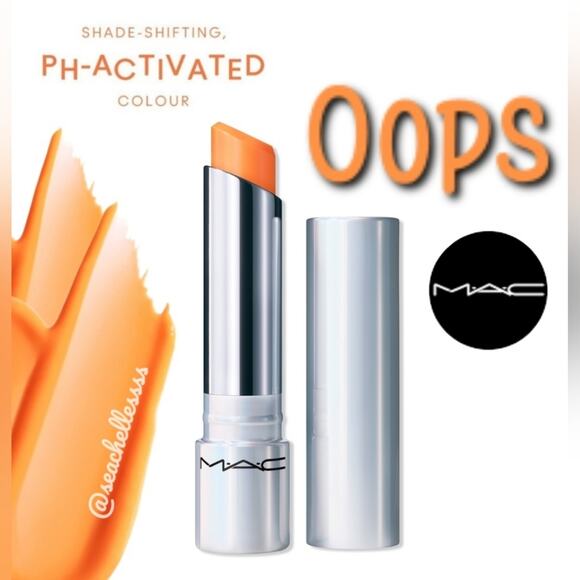 Mac Tender Talk Glow Play Lip Balm Oops Light Yellow Brand New in Box Authentic - Picture 1 of 14